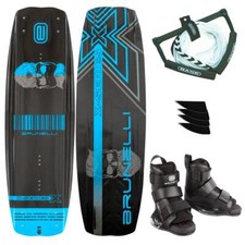 BRUNELLI CARBON Wakeboard Package 138 cm Wake Binding Wakeboardbindung