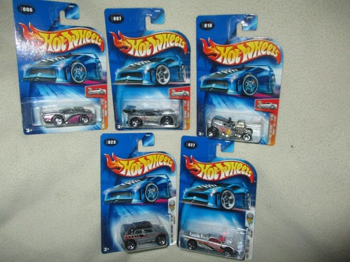 Hot Wheels 2004 First Edition Zamac Bundle of 5 Vehicles