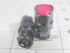 EAO 61 Series, Illuminated Red Lens Push Button Mom. Switch Actuator # 61-1310.0