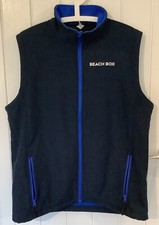 Result Beach Box Gillet/body Warmer Blue Fleece Size Large