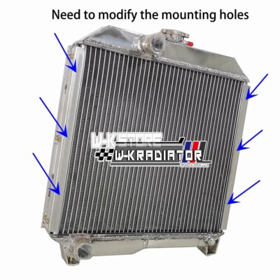 FULL Aluminum Radiator For Ford New Holland 1510 1710 SBA310100291 SBA310100440