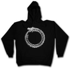 OUROBOROS HOODIE HOODED SWEATSHIRT Uroboros Ancient Myths Mythologie Snake