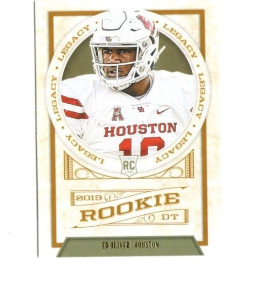 2019 Panini Legacy Football Ed Oliver RC #165
