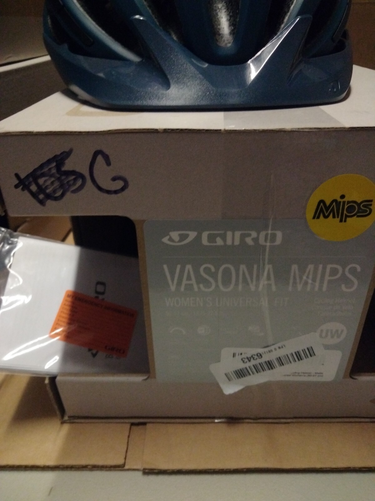 Giro Vasona  Mips Women's Cycling Helmet Universal Matte Ano Harbor Blue Fade