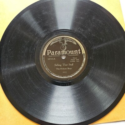 78 Paramount 12714 The Hokum Boys   Selling That Stuff / Beedle Um Bum