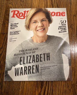 Rolling Stone Magazine - Jan 2020 Elizabeth Warren - Harry Styles - Tina Turner