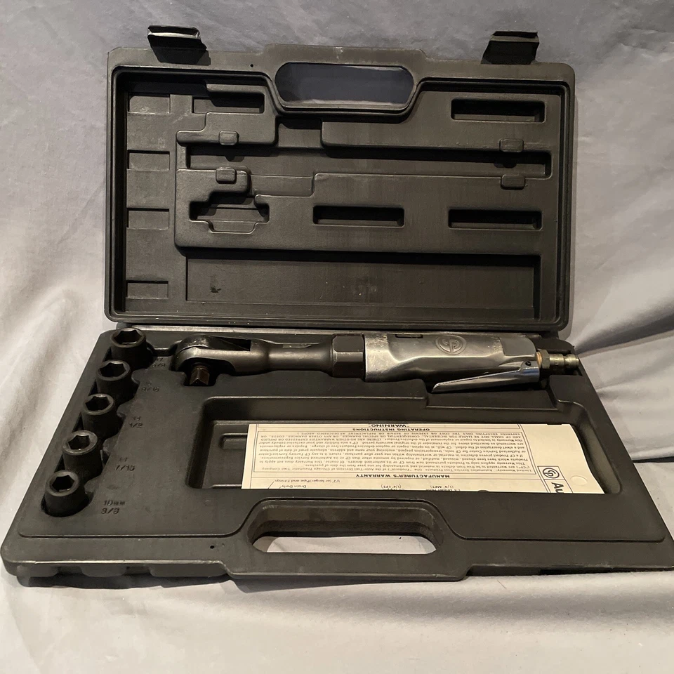 Kit de trinquete de aire Chicago Pneumatic CP828 3/8 con juego de 5 enchufes de impacto - ¡ENVÍO GRATUITO! Foto 2 de 4