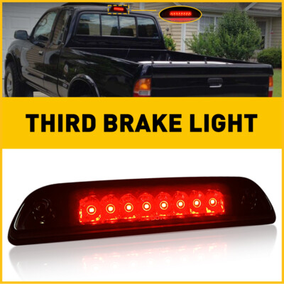 For 1995-2017 Toyota Tacoma SMOKED LED Third 3RD Rear Brake Stop Tail Light Lamp