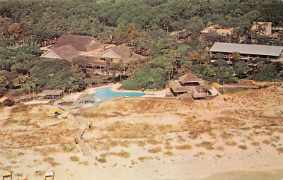 Charleston SC Johns Kiawah Island Inn Cougar Point Golf Course Vtg Postcard B26