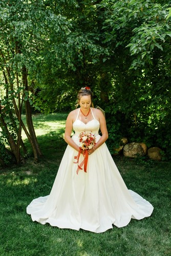 used wedding dress size 14