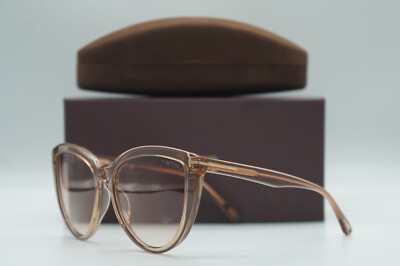 NEW TOM FORD TF 915 45G SHINY LIGHT BROWN AUTHENTIC SUNGLASSES FRAMES 56-18