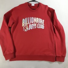 Billionaire Boys Club Sweatshirt Mens XL Maroon Reflective Arch Logo SEE PICS