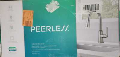 Peerless Westchester Single-Handle Kitchen Faucet in Stainless, P7923LF-SS