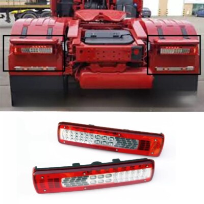 2X LED REAR COMBINATION LIGHTS LAMPS STOP FOG REVERSE ALARM FOR VOLVO FH4 2013+