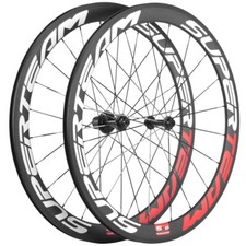Road Bike Carbon Wheels 50mm Rim Brake Carbon Wheelset Fit for 700C Shimano HG