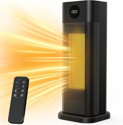 Elektroheizung 2000W PTC Keramikheizung 3 Modi Raumheizung mit Thermostat