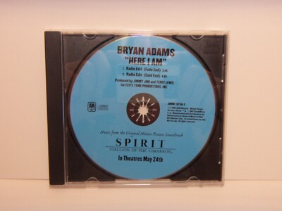 PROMO CD SINGLE BRYAN ADAMS  ''HERE I AM''   (2 VERSIONS)  2002 A&M RECORDS