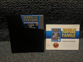 WHEEL OF FORTUNE: Family Edition (Nintendo NES 1990) Game ,Sleeve & Manual VG