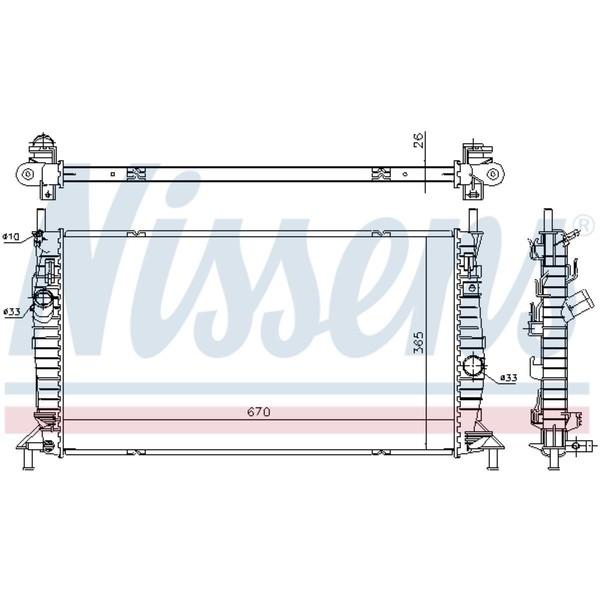 KüHler WasserküHler MotorküHler Passend FüR Ford Focus II DA HCP DP 2.5 ST-image