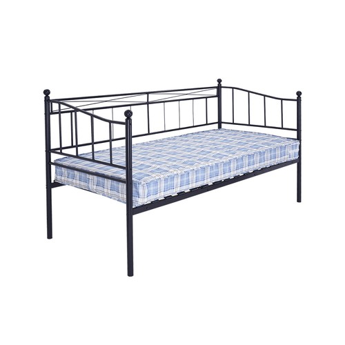 Metal Single Day Bed Sofa Bed Guest Bed Frame or with Pull Out Trundle - Picture 24 of 56