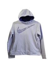 Nike Girls Graphic Training Pullover Hoodie - Light Purple - XL Stain 