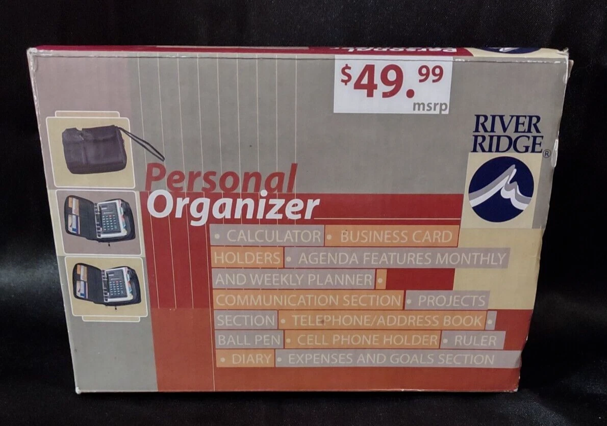 Personal Organizer Planner by River Ridge | eBay