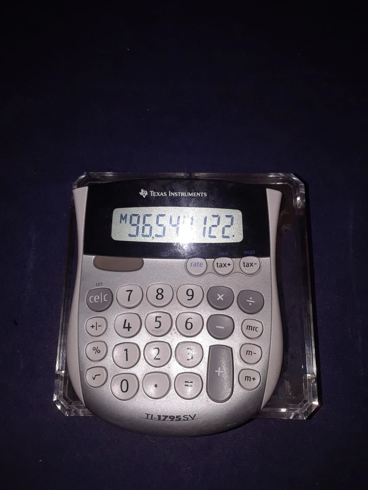 Texas Instruments TI1795SV TI-1795SV Minidesk Calculator, 8-Digit LCD - Image 3 of 4