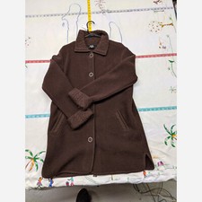 Women's Medium Nordic Design 100% Brown Wool Jacket