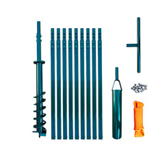 100+200mm/ 9m + BAILER DRILLPARTNER Hand Auger System Water well Earth Borer