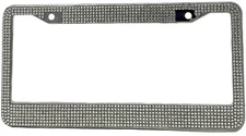 TrexNYC Bling License Plate Frame, 1 Pack