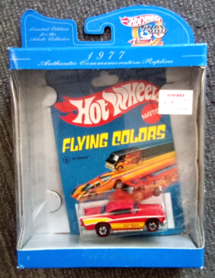 Hot Wheels 30周年記念 1957 Chevy Hot Wheels Flying Colors 57 Chevy Reissue in 30 Years Display Box