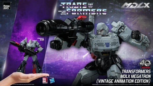 スリーゼロ 3Z0694 MDLX メガトロン　vintageトランスフォーマー ThreeZero 3Z0694 Megatron (Vintage Animation Edition) MDLX
