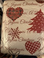 Queen Sized Merry Christmas Quilt
