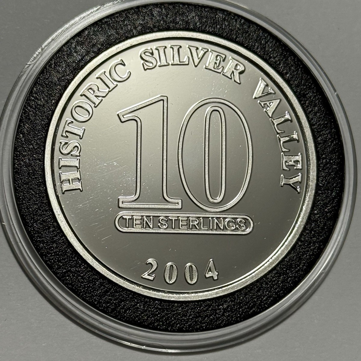 2004 Historic Silver Valley Idaho Rare Coin 1 Troy Oz .999 Fine