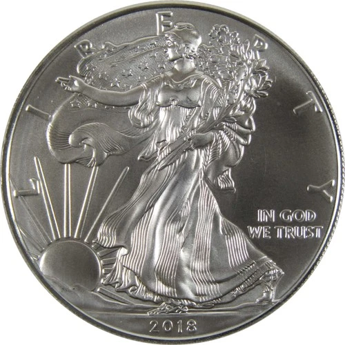 2018 American Silver Eagle Uncirculated Bullion $1 Coin