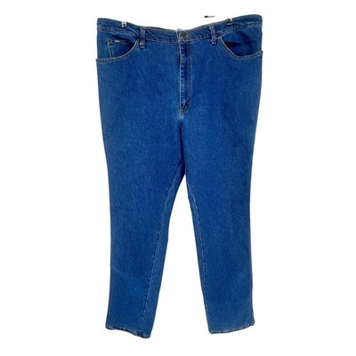Lee Regular Fit Jeans Mens 40x36 Blue Straight Leg Denim Pants IZS-E498-010
