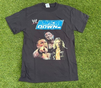 Vintage Y2K WWE Smack Down John Cena Undertaker Edge Wrestling Men's Shirt Tee M