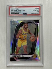 2024 Prizm #243 Bronny James Jr. Rookie Silver Prizm PSA 10 RC