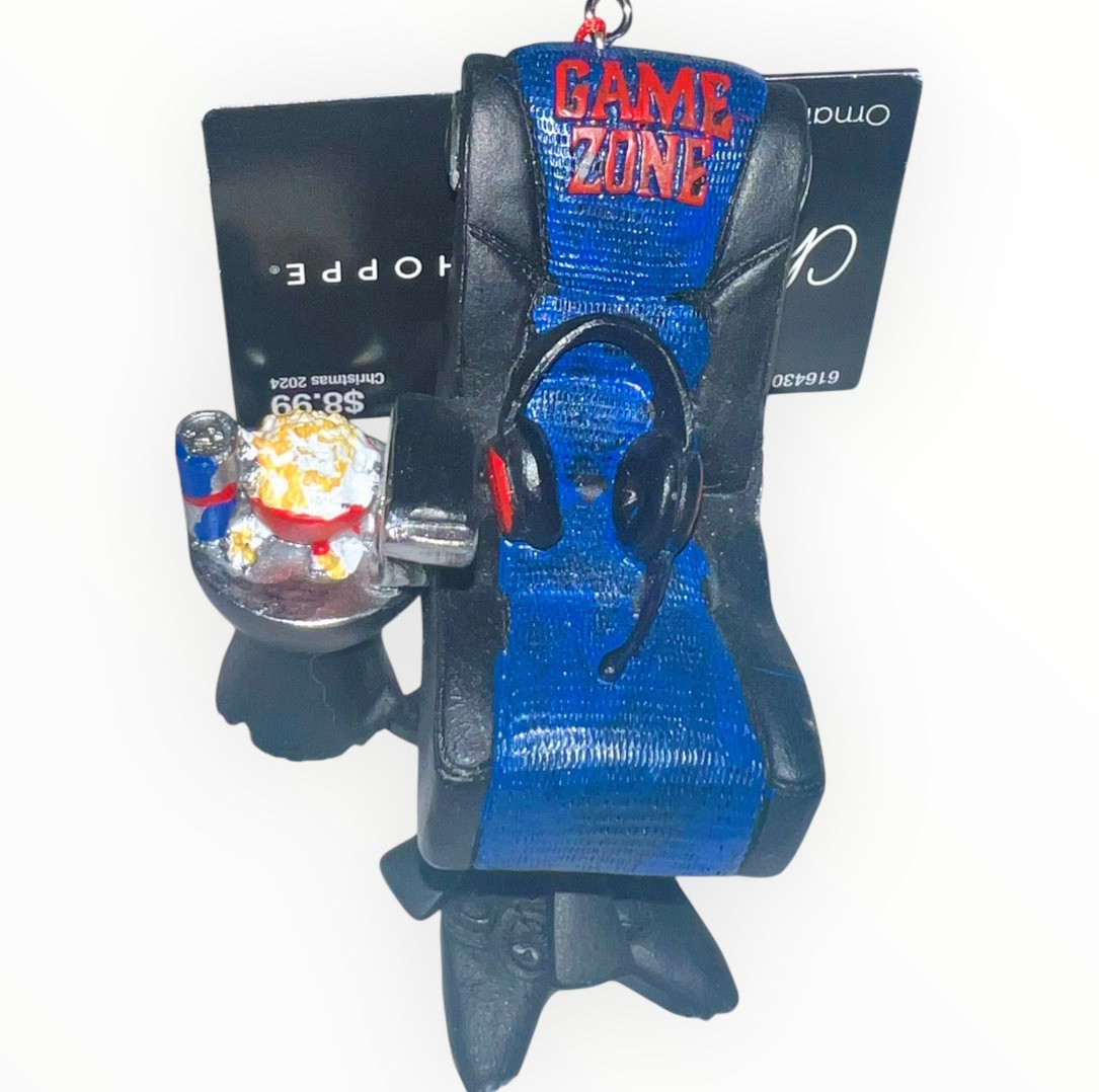 The Christmas Shoppe Gamer Zone Chair Ornament