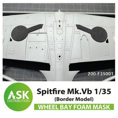 Art Scale Kit 200-F35001 - 1:35 Spitfire Mk.Vb Wheel bays - FOAM flexibel expres