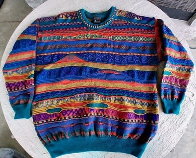 Vintage EMAROO Coogi Style Australia Jumper Sz 18 To Fit 100cm