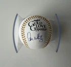 Don Mattingly Signed Gold Glove Baseball Autographed Yankees JSA COA