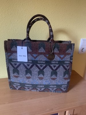 Stylischer Shopper Umhängetasche Tote Bag-Stoff von Alex Max