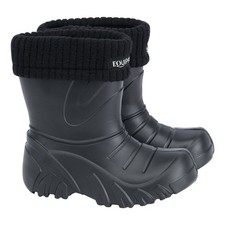 Equipage Nuovo Panda Stivali per Bambini Zum Equitazione - Nero di Gomma