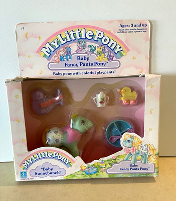 My little Pony G1 Baby Fancy Sunnybunch OVP MIP MOC MLP vintage neu