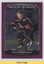 2022-23 O-Pee-Chee Platinum Marquee Rookies Matte Pink Cole Reinhardt READ 12g7