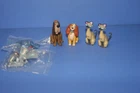DISNEY Lady and the Tramp ,Si & Am,Jock,Trusty Furuta Choco Egg 6 Figure FullSet