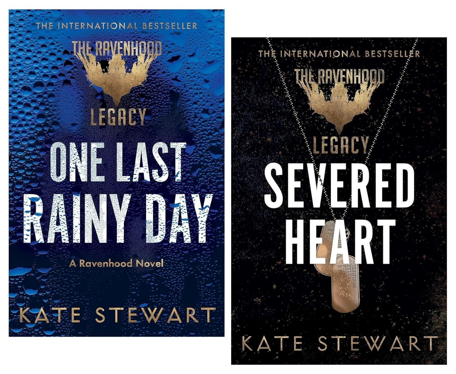 The Ravenhood Legacy Series by Kate Stewart 2 Books Collection Set One Last Rain