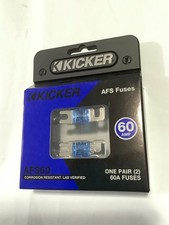 NEW GENUINE KICKER PAIR OF AFS60 AFS 60 Amp FUSES. SUPER FAST SHIPPING