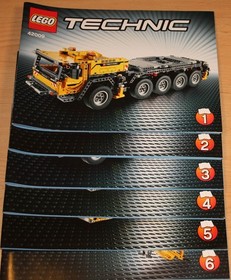 Lego Technic 42009 Mobile Heavy Duty Crane Building Instructions Power Function